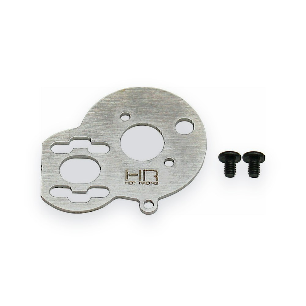 Hot Racing Micro B/T Mod Motor Plate, Stainless Steel, .050