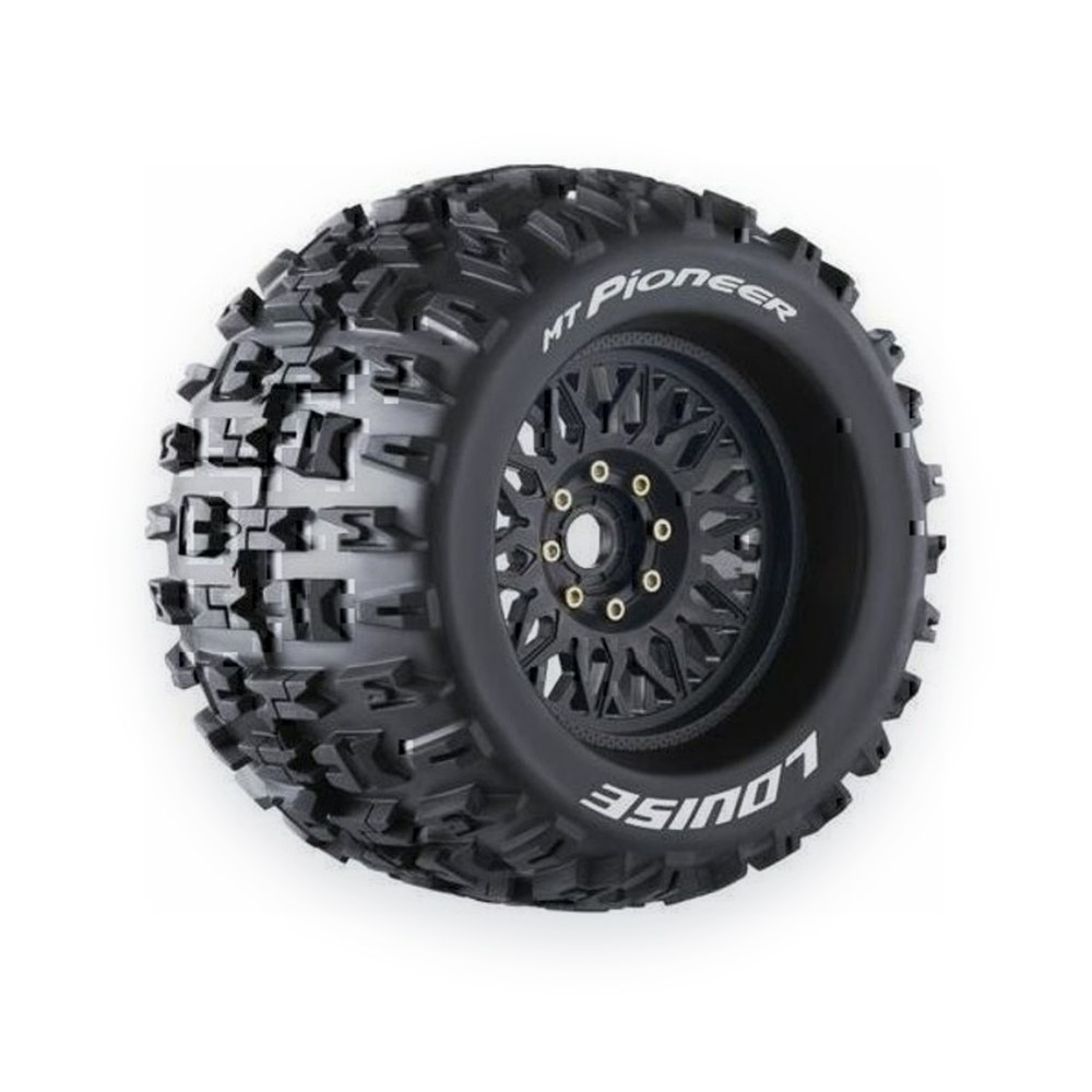 Louise RC Mt-Pioneer Sport 1/8 Monster Truck Tires, 0 & 1/2 Offset, 17mm