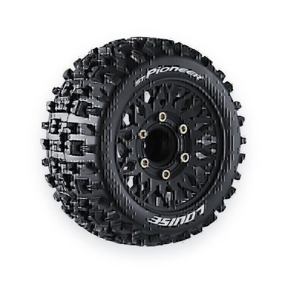 Louise RC St-Pioneer Soft 1:10 Stadium Truck Tires, 0 & 1/2 Offset, 12, 14 & 17mm