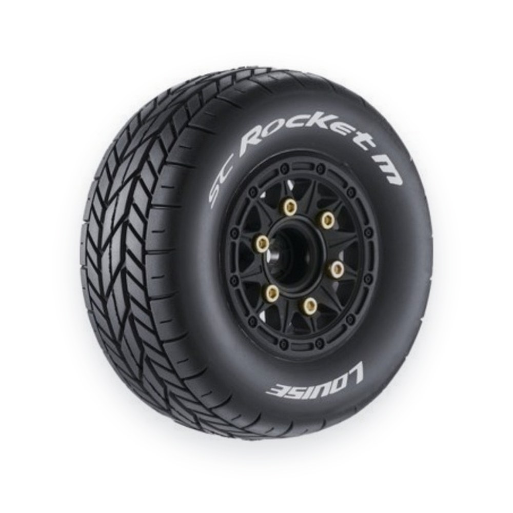 Louise RC Sc-Rocket M Oval Track 1:10 Short Course Tires, Soft, 12, 14 & 17mm