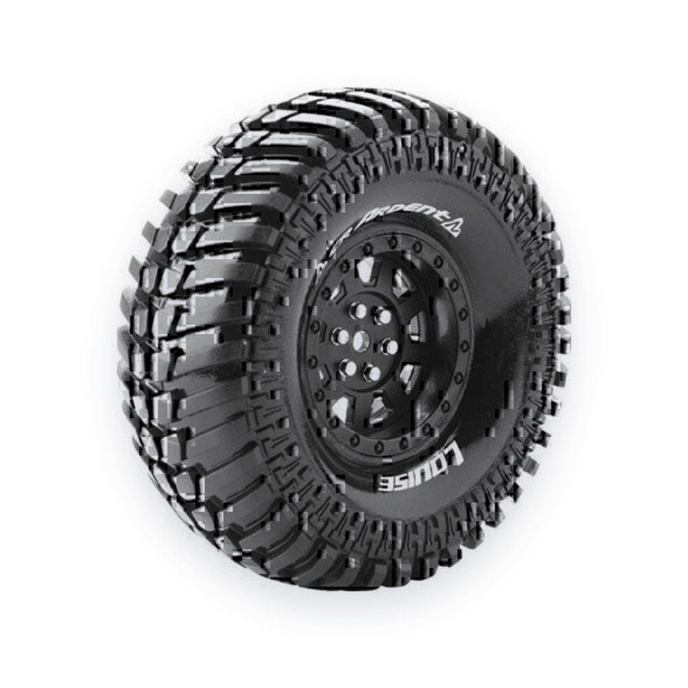 Louise RC Cr-Ardent 1:10 1.9 Crawler Tires, 12mm Hex, Super Soft, Mounted