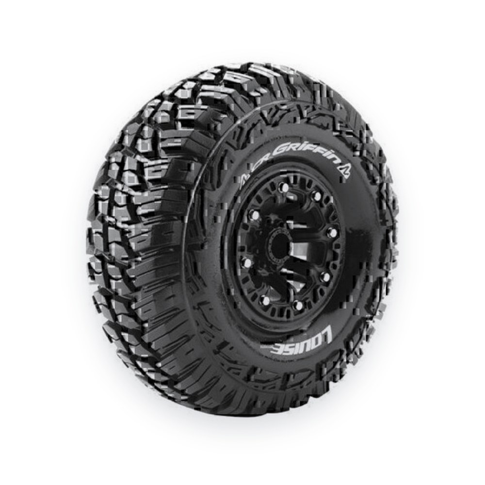 Louise RC Cr-Griffin 1:10 2.2 Crawler Tires, 12mm Hex, Super Soft, Mounted