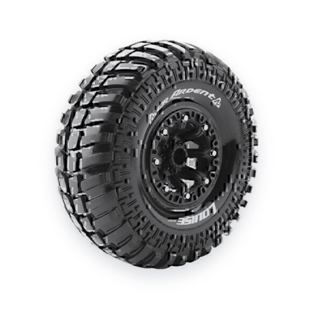 Louise RC Cr-Ardent 1:10 2.2 Crawler Tires, 12mm Hex, Super Soft, Mounted
