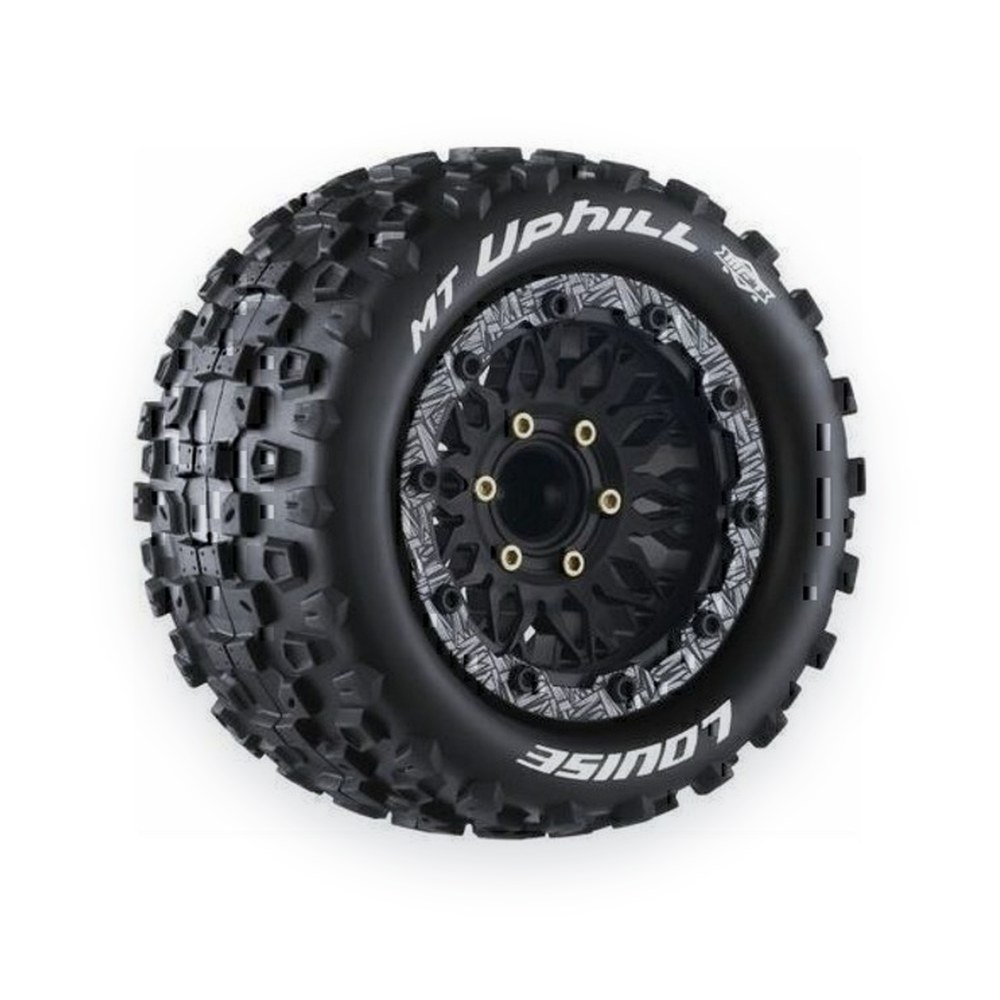 Louise RC 1:10 Monster Truck Mft Mt-Uphill Soft Tires, 12 14 17mm (2 tires)