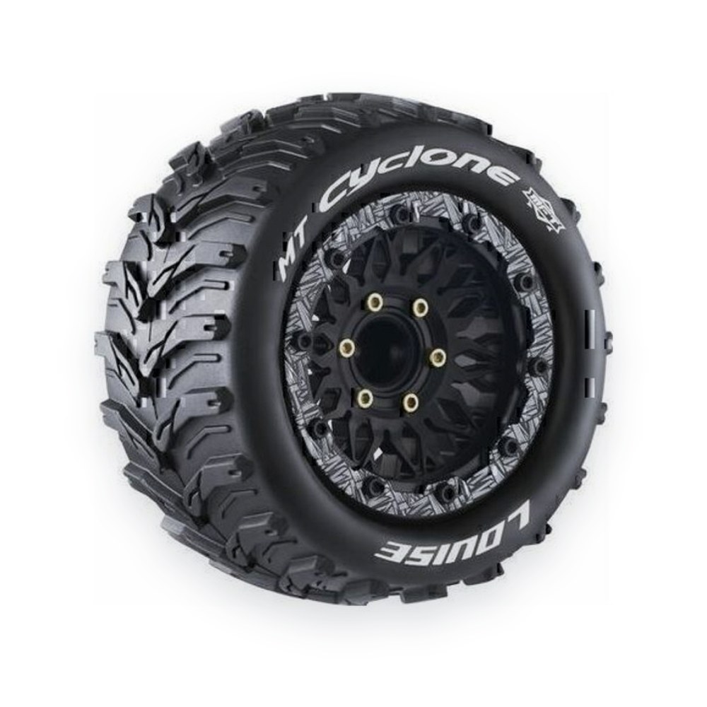 Louise RC 1:10 Monster Truck Mft Mt-Cyclone Soft Tires, 12 14 17mm Removable