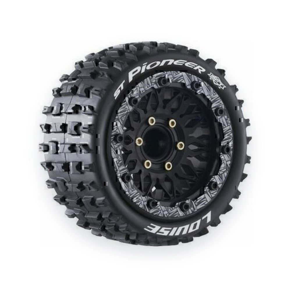 Louise RC 1:10 Stadium Truck Mft St-Pioneer Soft Tires, 0 & 1/2 Offset, 12 14 17mm