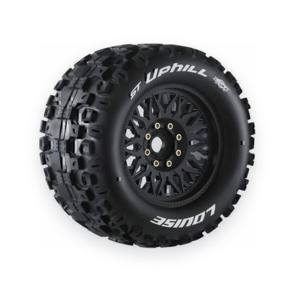 Louise RC 1/8 Stadium Truck Mft St-Uphill Sport Tires, 0 & 1/2 Offset, 17mm