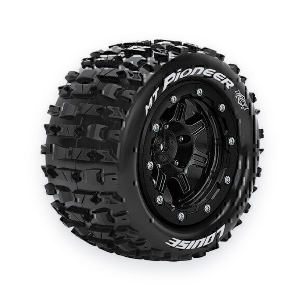 Louise RC 1:10 Monster Truck Mft Mt-Pioneer Tires, 1/2 Offset, 17mm Hex Soft