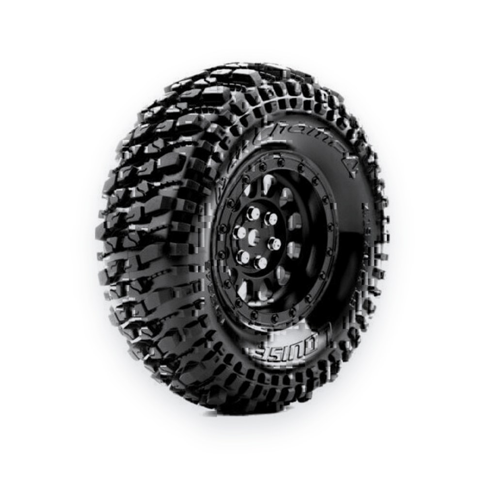 Louise RC 1:10 Cr-Champ 1.9 Class 1 Crawler Tires, 12mm Hex, Super Soft, Mounted