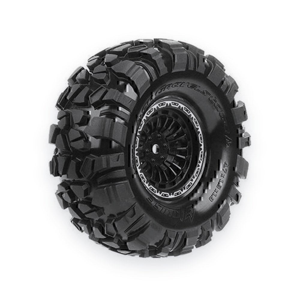 Louise RC 1/10 1.9 Crawler Cr-Gravelstage Tires, Super Soft, 12mm Hex, Mounted