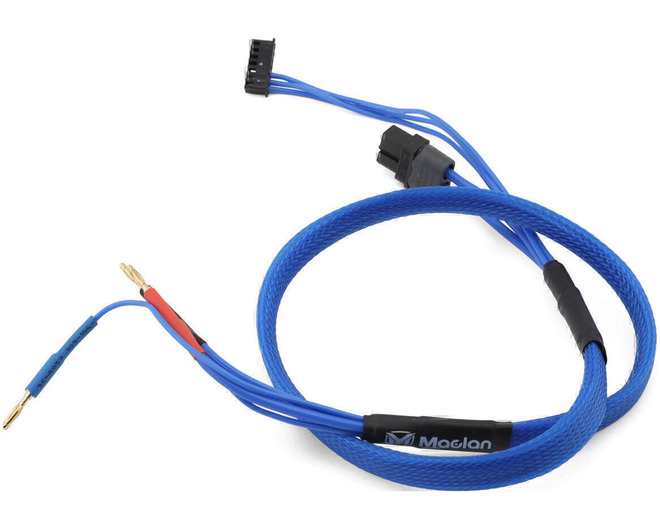 2s 2mm Bullet Charge Cable W/Xt60 Connector (Blue) (60cm) (16awg)