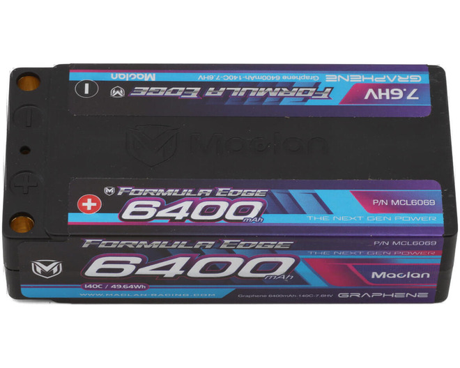 Formula Edge 2s 140c Shorty Lihv Battery (7.6v/6400mah)