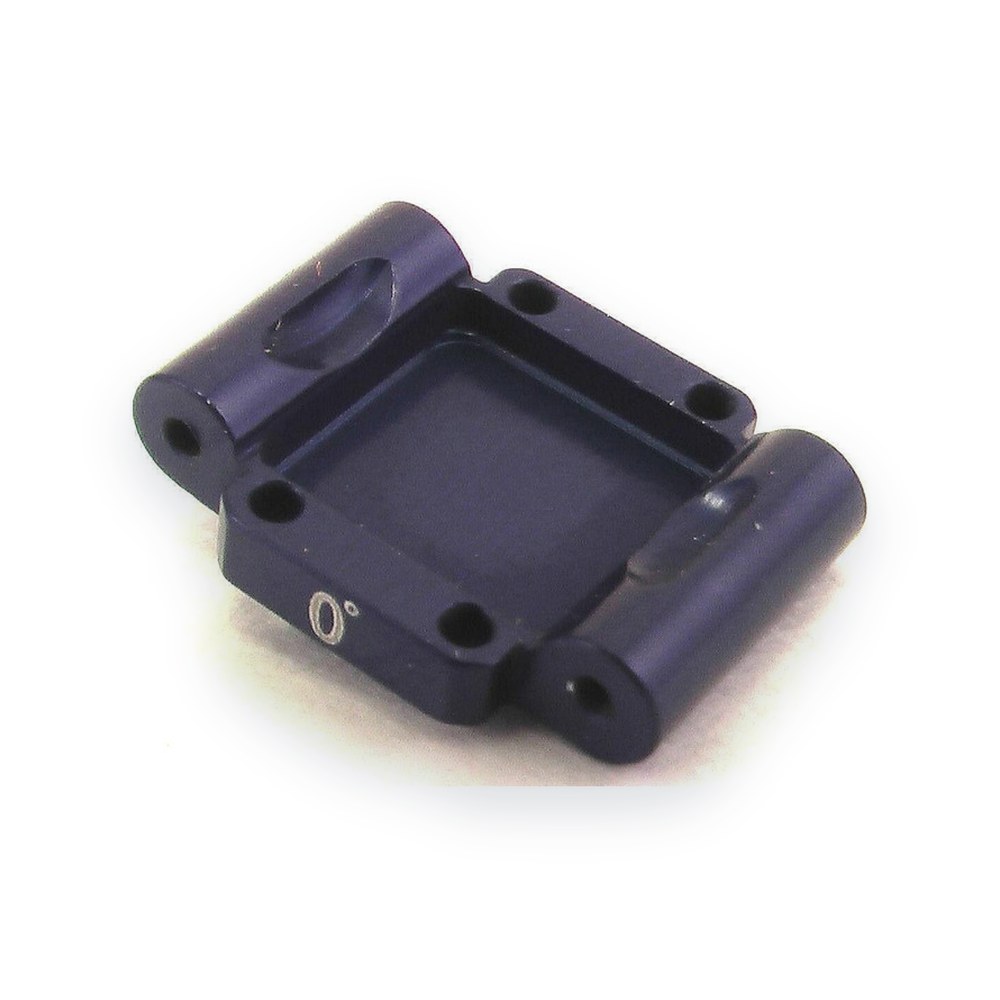 Hot Racing Losi 1/36 Micro-T Aluminum Rear Arm Mount, 0deg, Blue