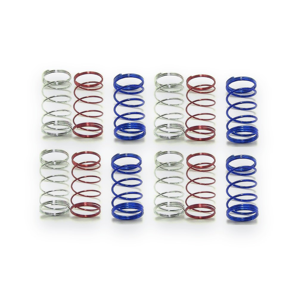 Hot Racing Losi 1/24 Micro Shock Springs, Progressive Rate, 3 Sets
