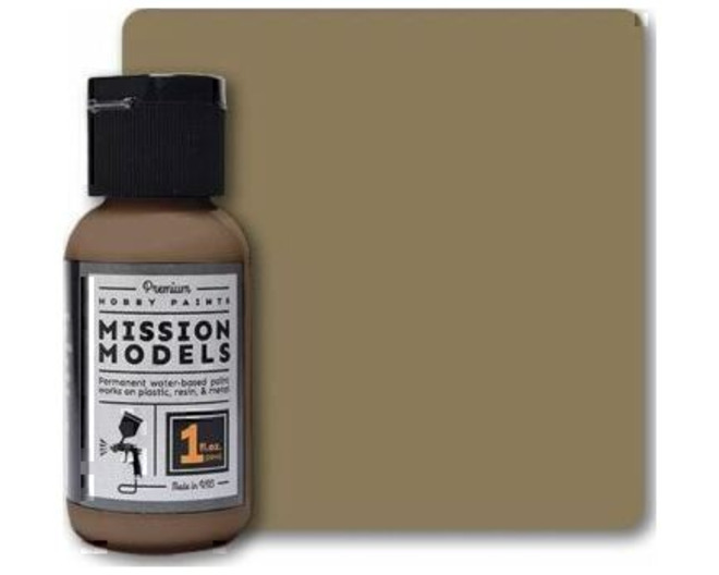 Acrylic Model Paint 1 Oz Bottle Graugrun Grey Green Ral 7008