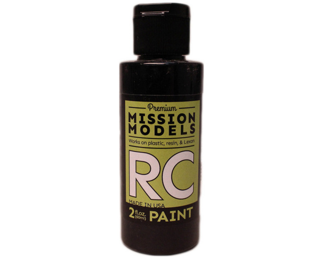 Black Water-Based RC Airbrush Paint 2oz