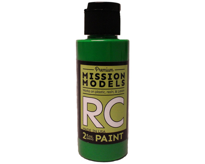 Green Water-Based Rc Airbrush Paint 2oz