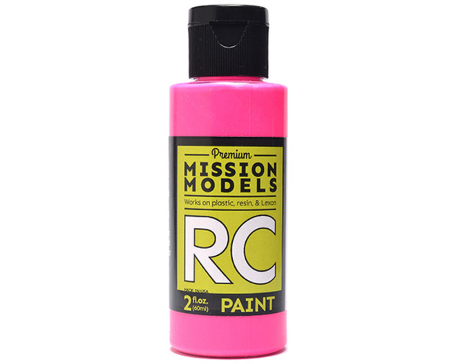 Fluorescent Racing Pink Water-Based Rc Airbrush Paint 2oz