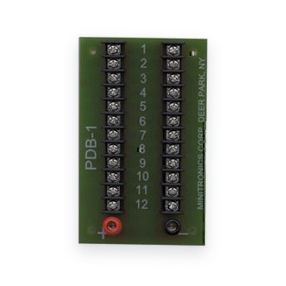 Miniatronics Corp Prewired Power Distribution Block, 12-Position (Rate)