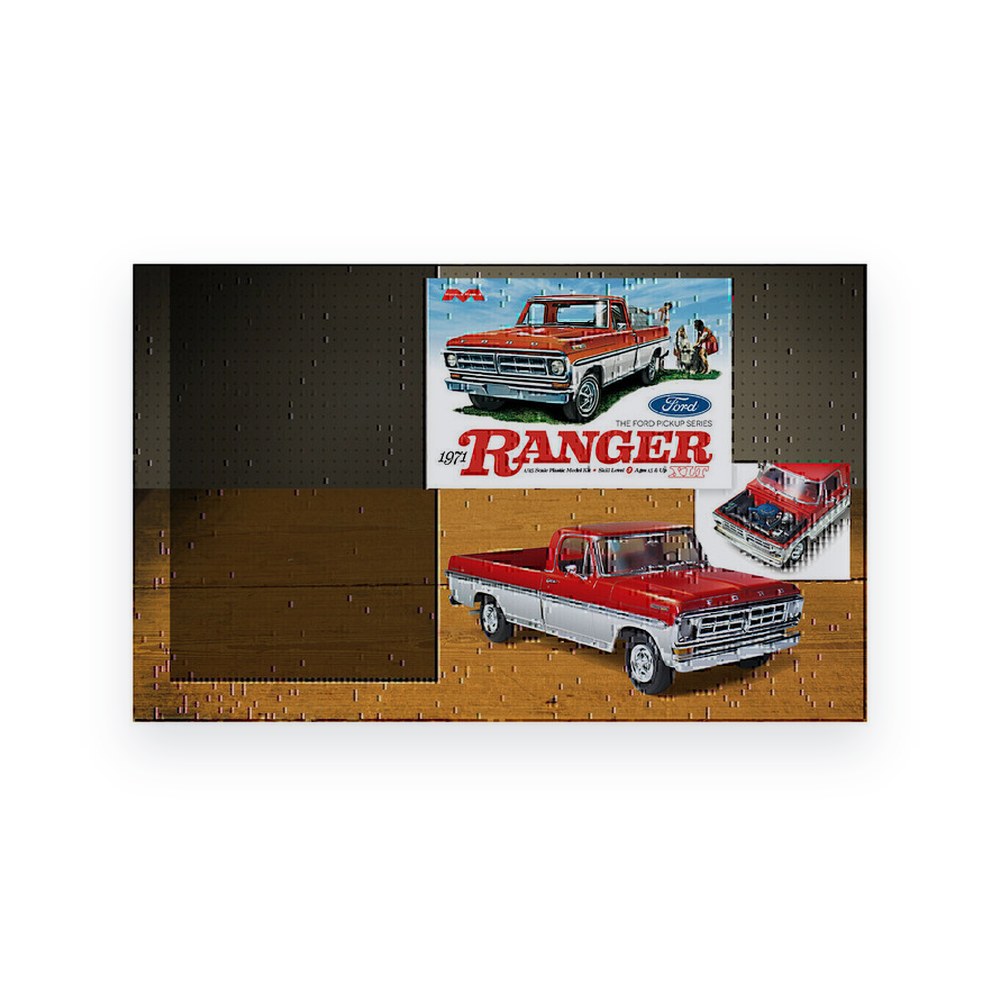 Moebius Models 1971 F0rd Ranger Pick-Up, 1/25