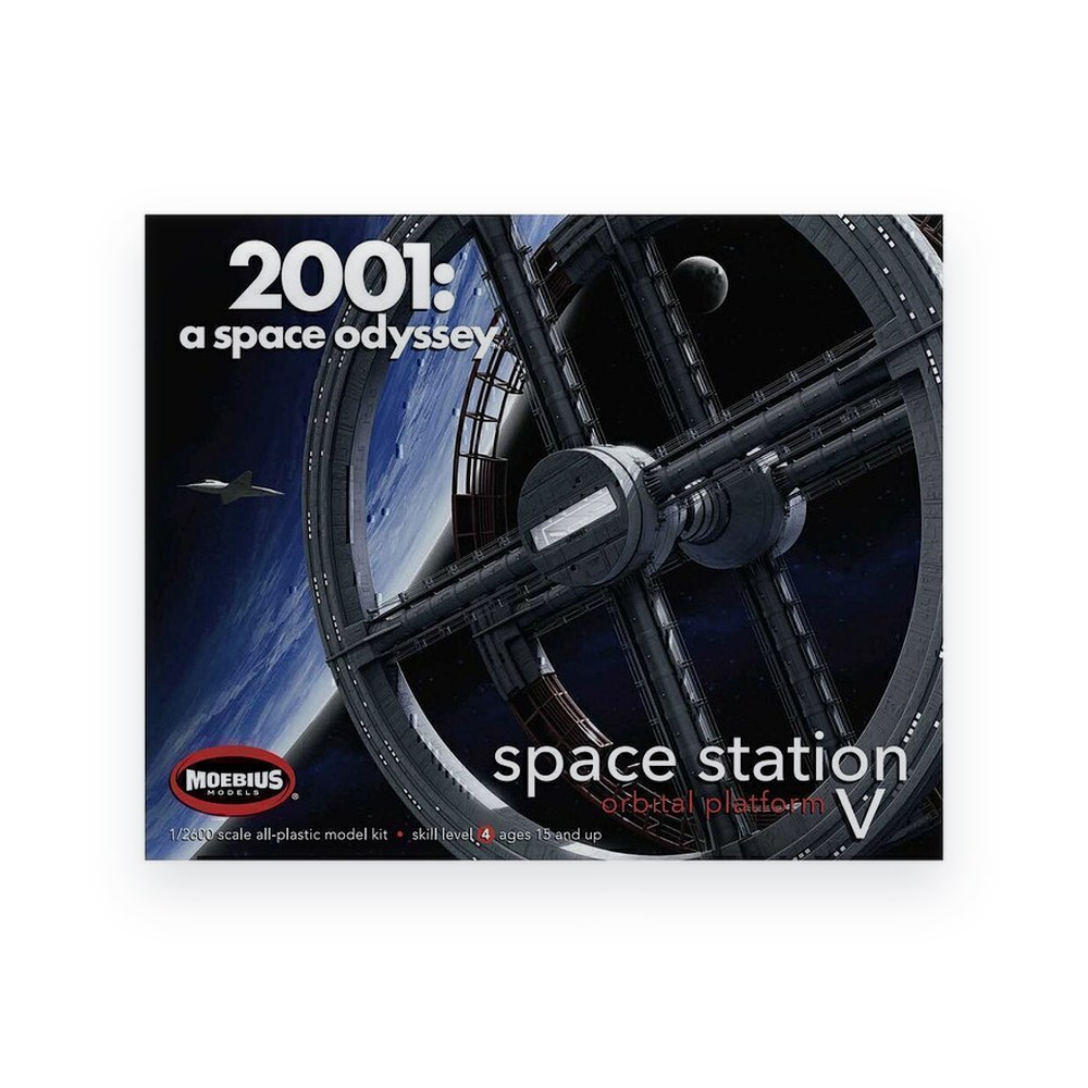 Moebius Models 2001: Space Station V, 1/2600 Scale, Plastic Model Kit