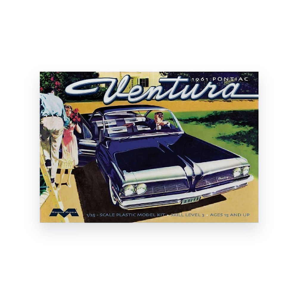 Moebius Models 1961 Pontiac Ventura Sd, Plastic Model Kit