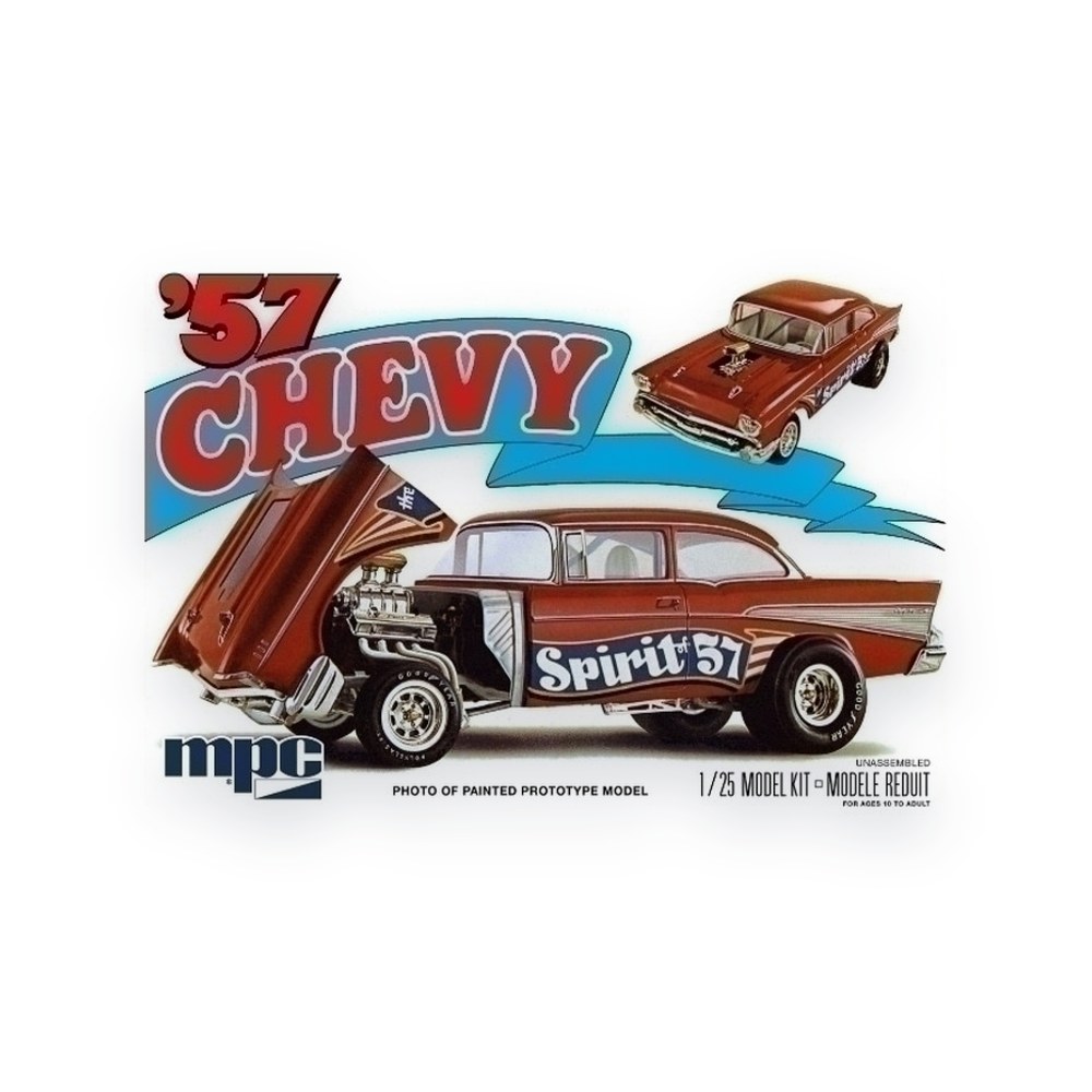 MPC 1957 Chevy Flip Nose, 'Spirit of 57', 1/25 (Mpc904)