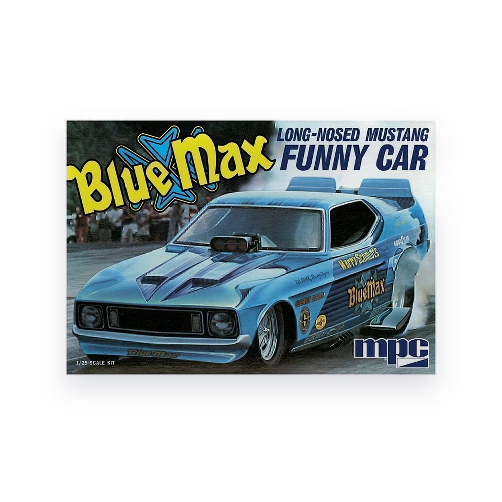 MPC Blue Max Long Nose Mustang Funny Car, 1/25