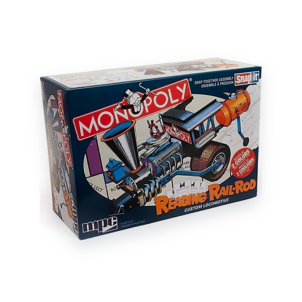 MPC Monopoly Reading Railroad Custom Locomotive, 1/25, Snap