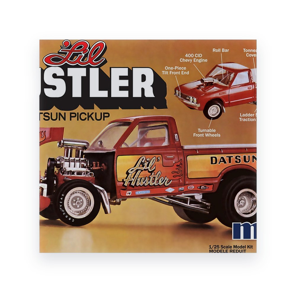 MPC 1975 Datsun Pickup, Li l Hustler, 1/25 Plastic Model Kit