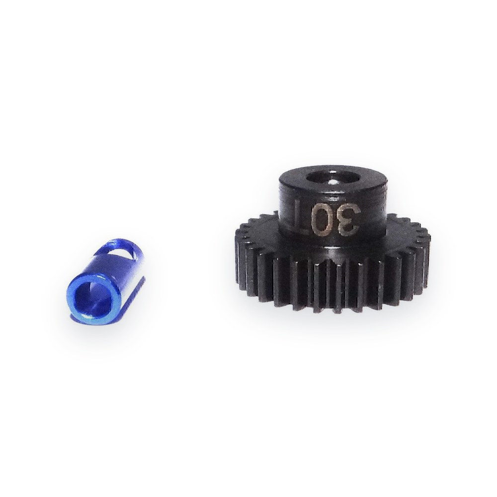 Hot Racing 30t Pinion Gear, Steel, Mod 0.6, 5mm
