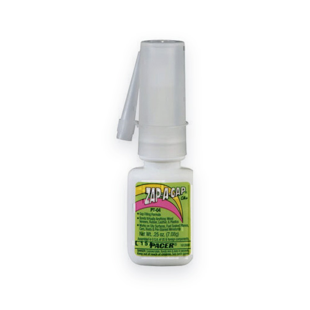 Pacer Technology Zap-A-Gap CA+ Glue, PT04, 1/4 oz