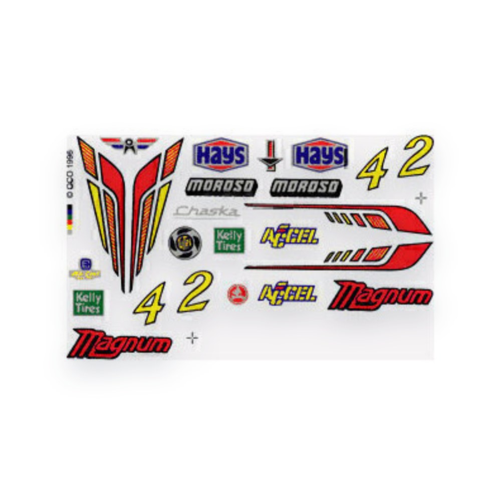 Pinecar Magnum Dry Transfer Decals