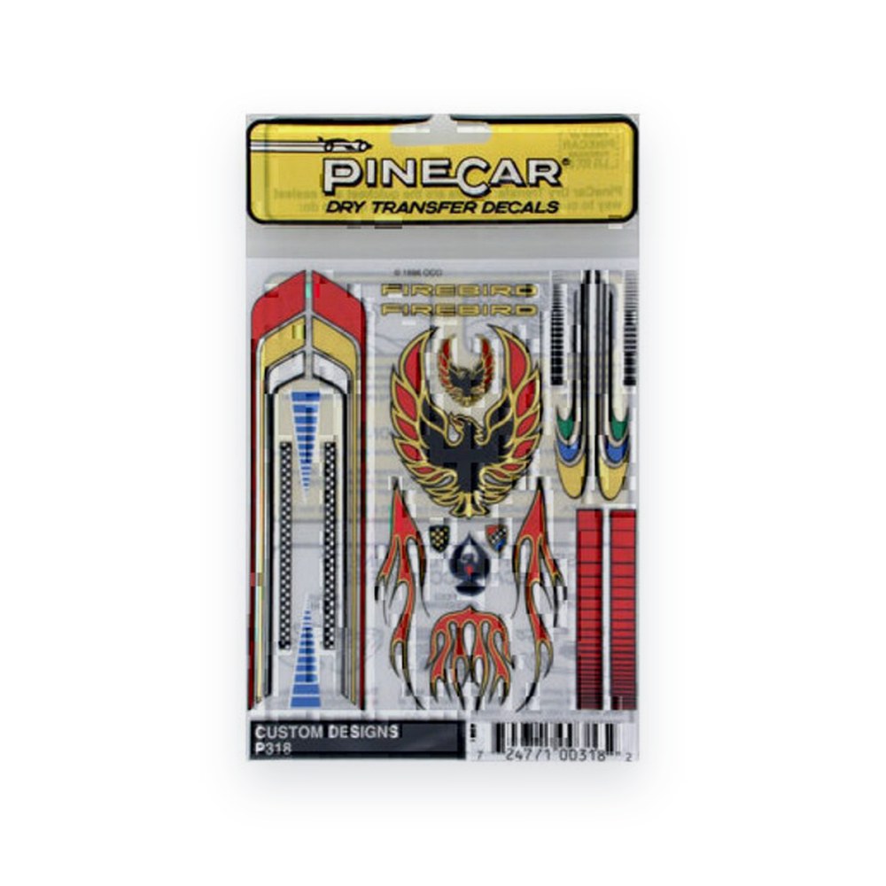 Pinecar Custom Designs Dry Transfer Decals