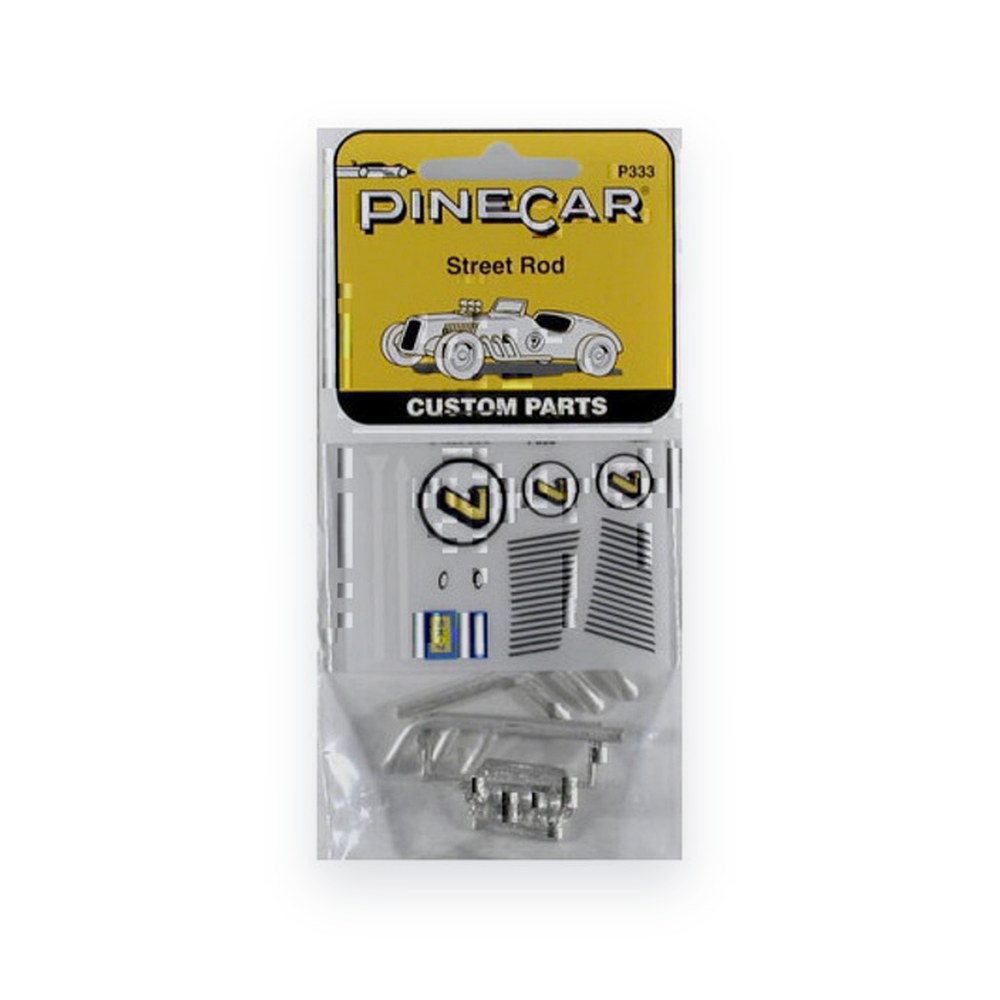 Pinecar Street Rod Custom Parts, with Decals