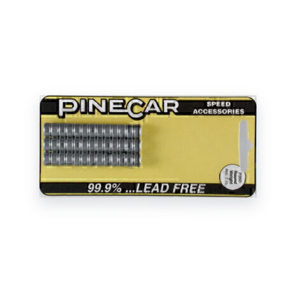 Pinecar 3 oz Round Weights