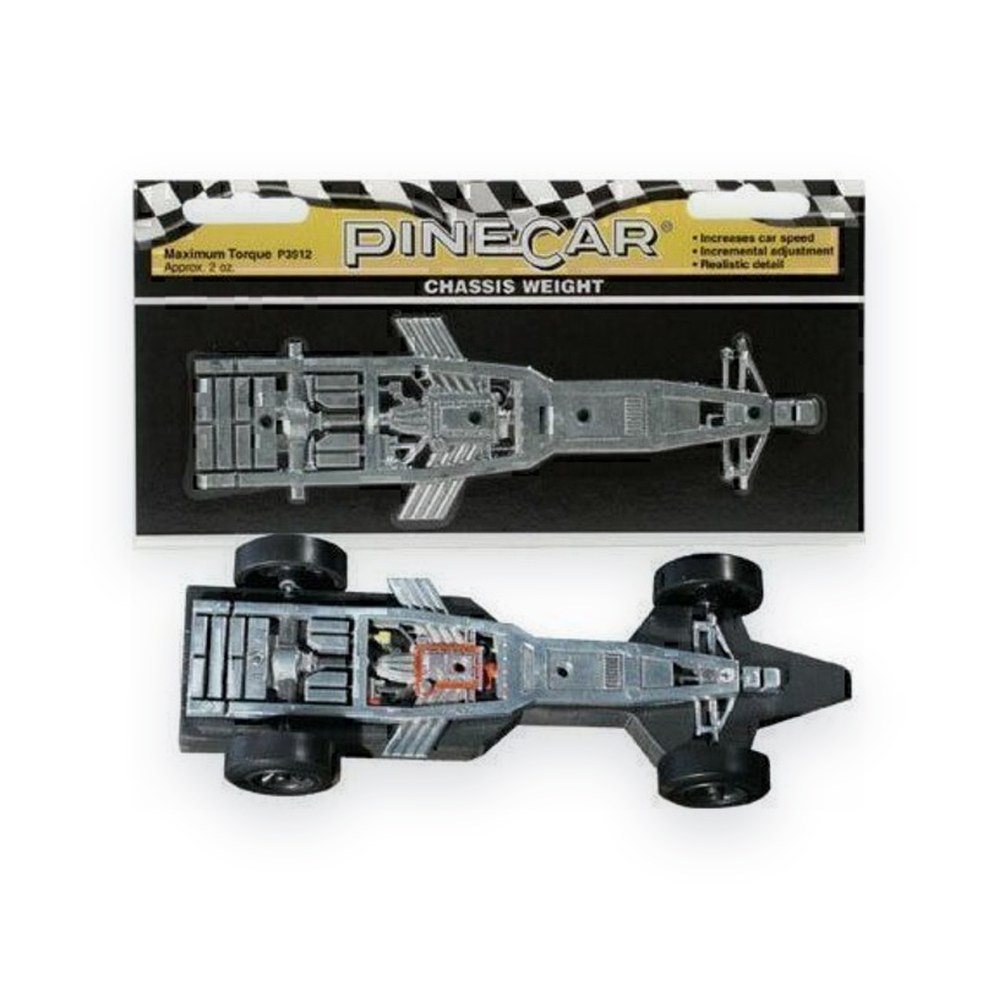 Pinecar Chassis Weight, Maxximum Torque, 2.5 oz