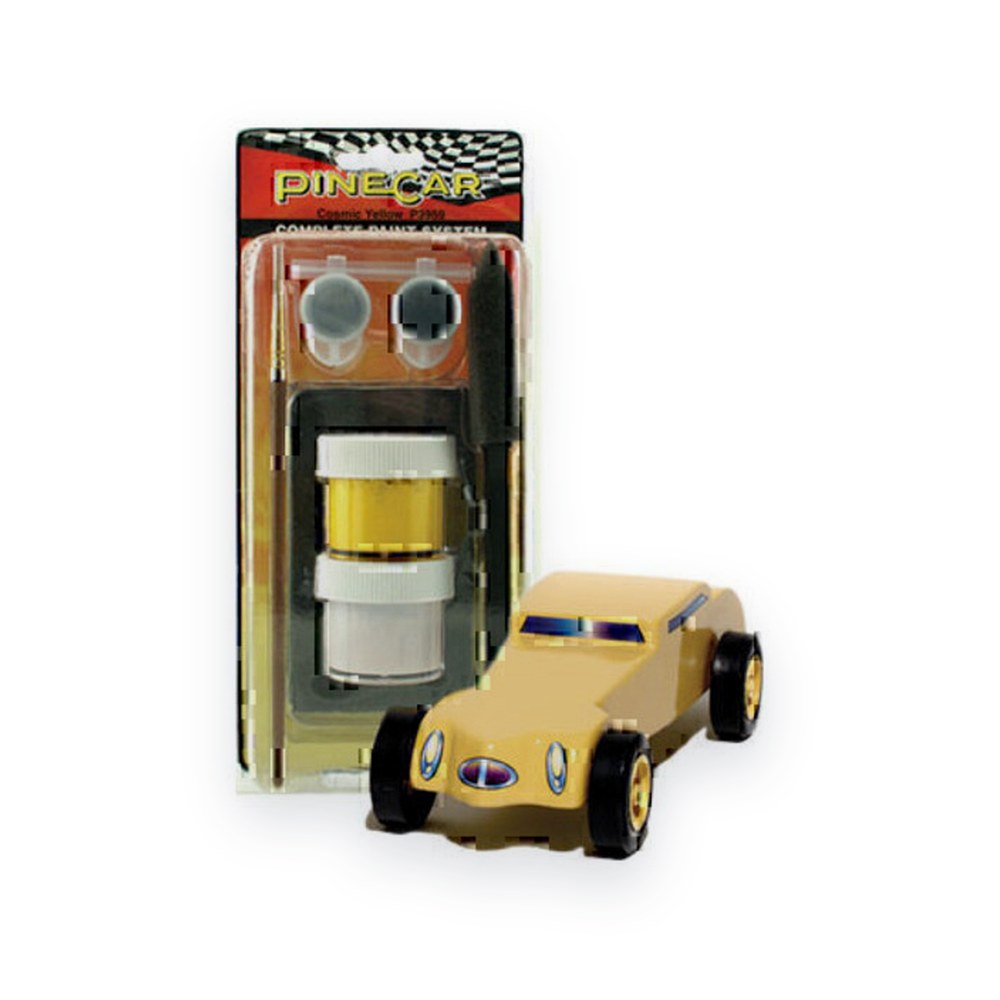 Pinecar Paint System, Cosmic Yellow
