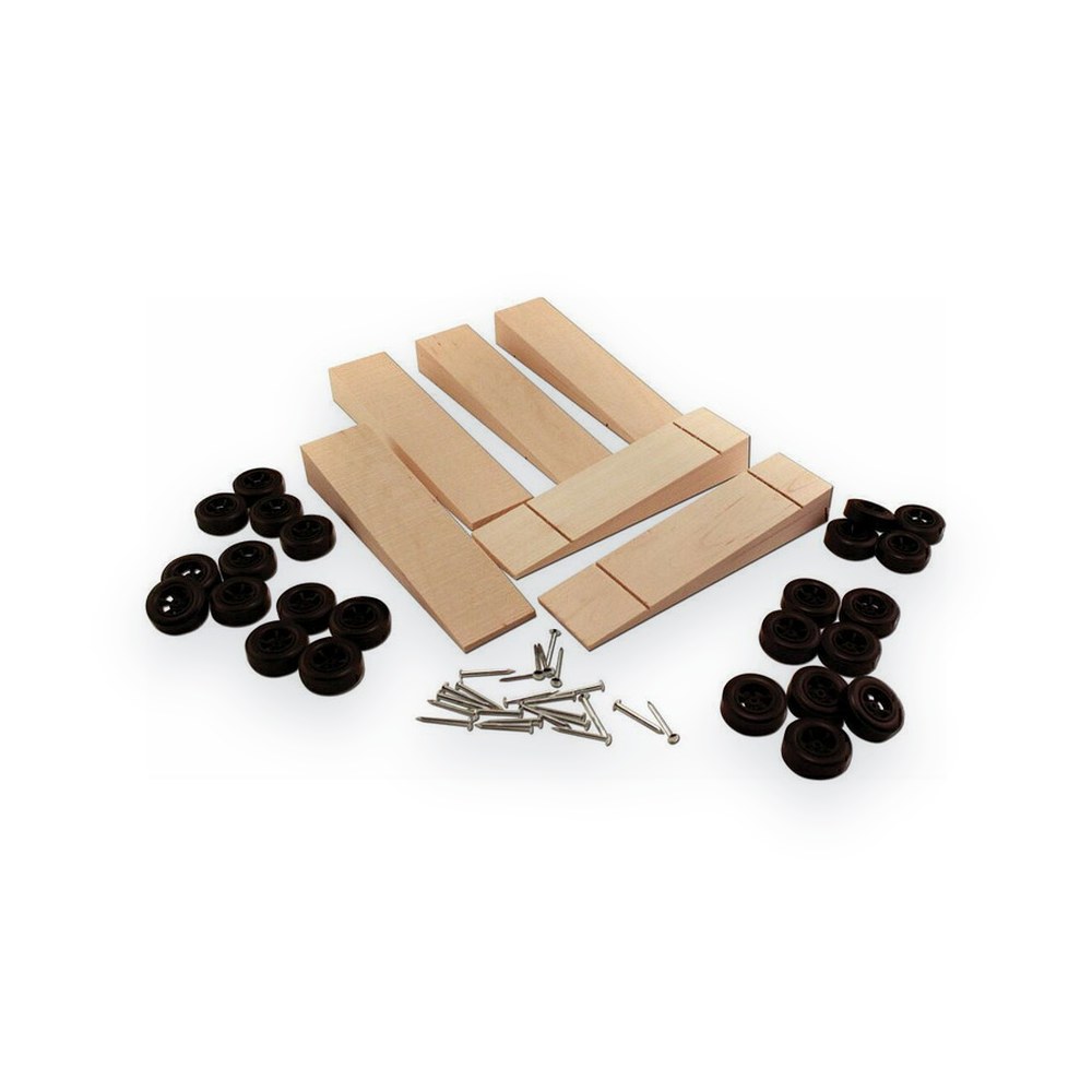 Pinecar Wedge Car Bulk Kit, Qty 6