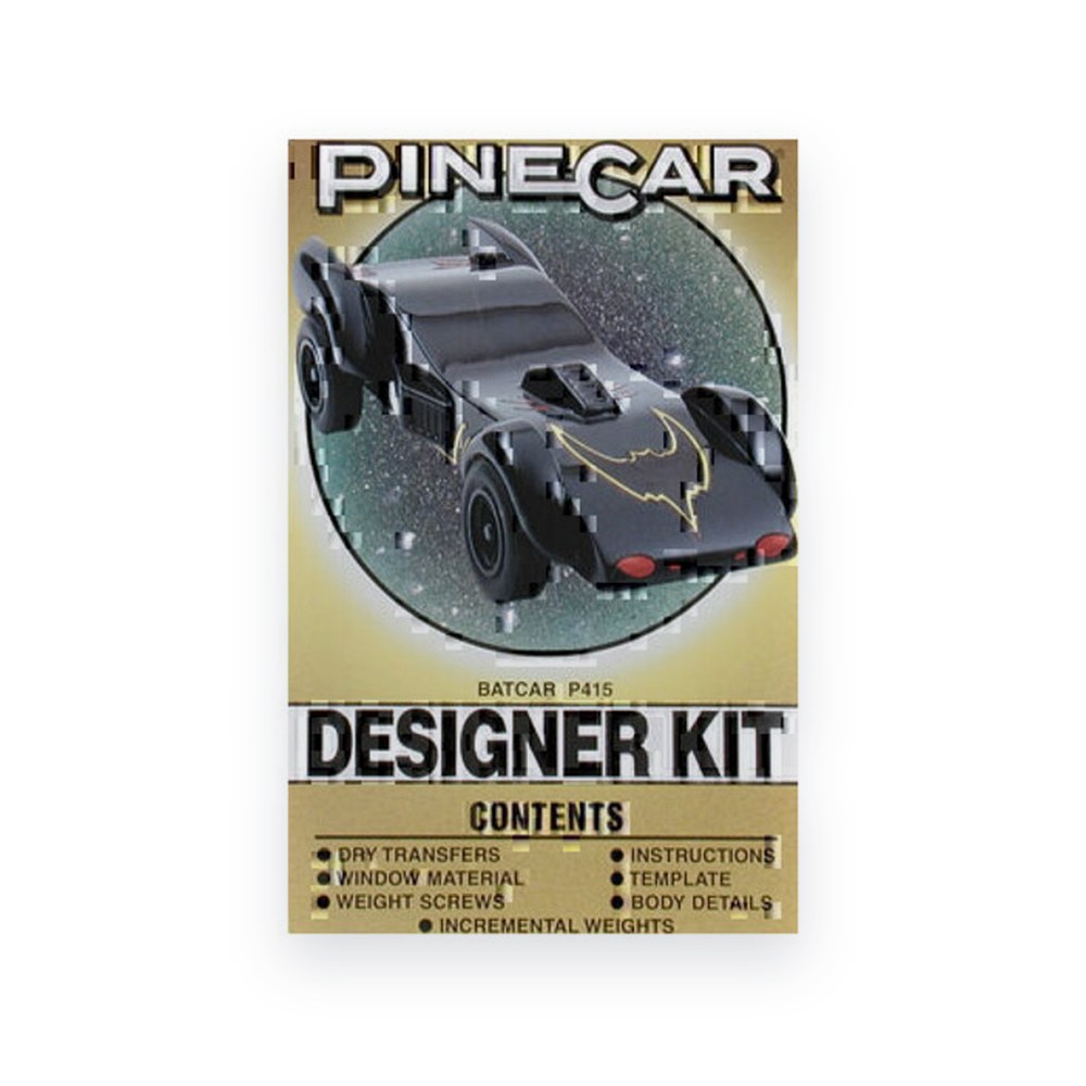 Pinecar Designer Car Kit, Batcar