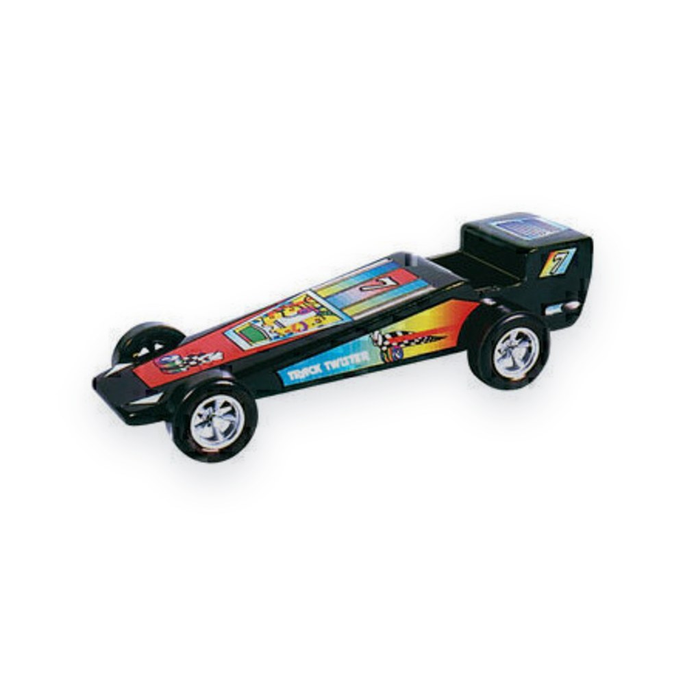Pinecar Track Twister Template & Stick-On Decals