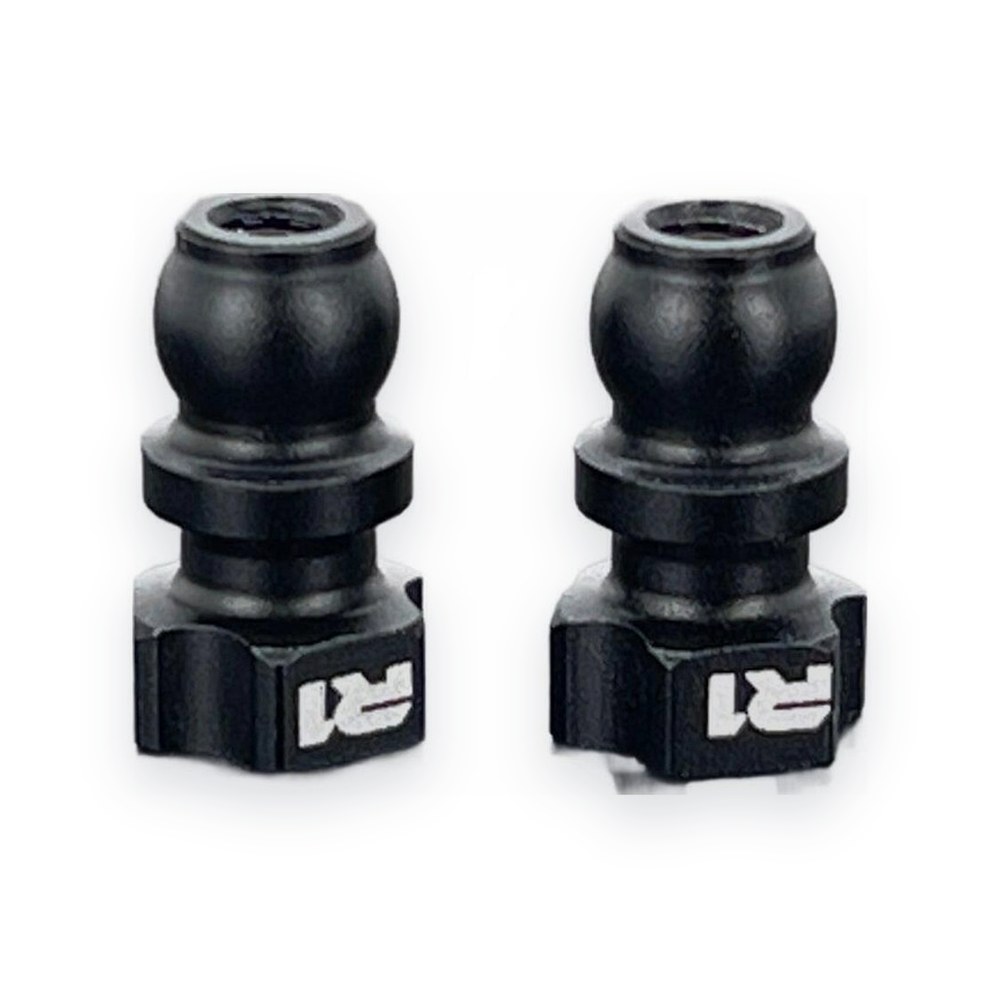 R1WURKS Shock Stand-offs, Black Aluminum, 10mm