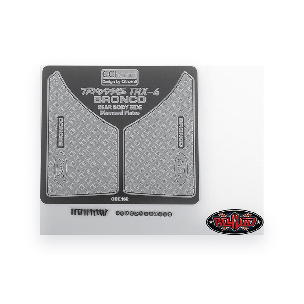 RC4WD TRA TRX-4 79 Bron Ranger Rear Quarter Diamond Plates