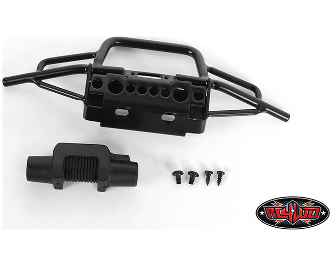 Rocker Steel Stinger Front Bumper w/Plastic Winch for 1/18 Gelan