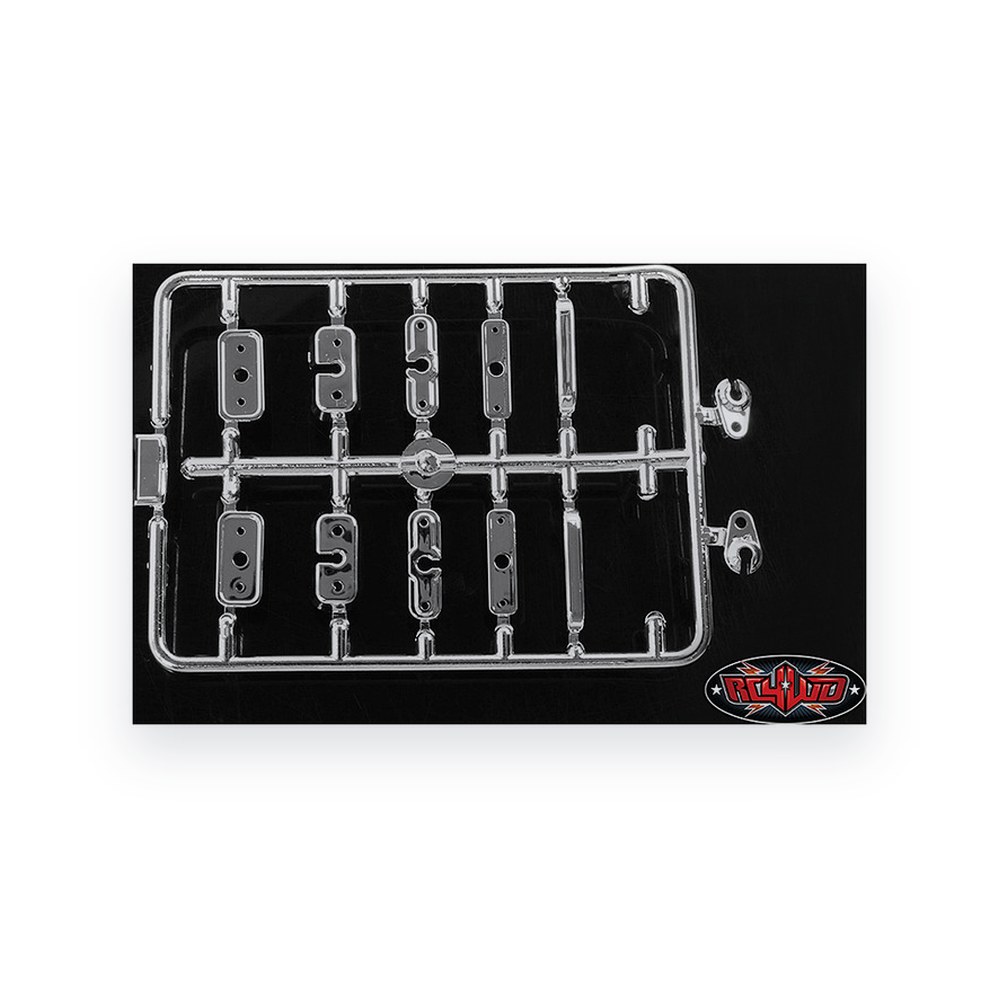 RC4WD Chevy Blazer Parts Tree, Chrome Handles and LED Holder