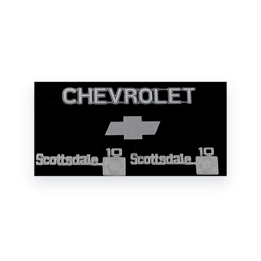 RC4WD Metal Emblem Set for Chevy K10