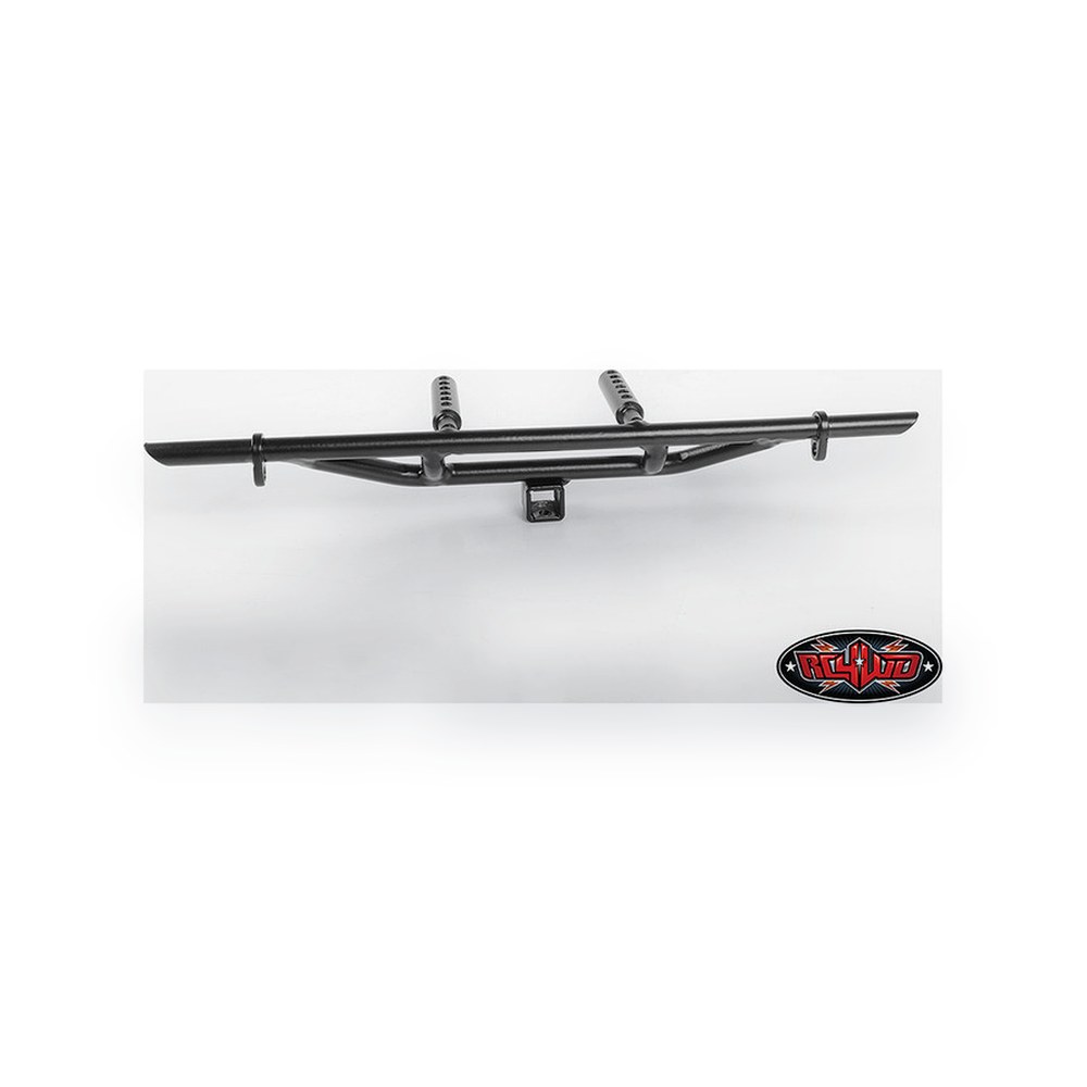 RC4WD Trail Finder 2 Rear Steel Tube Bumper, Tough Armor, with Hitch Mount