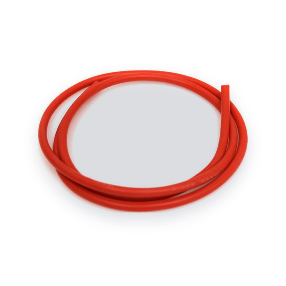 Racers Edge Silicone Wire, 10 Gauge, Red, 3