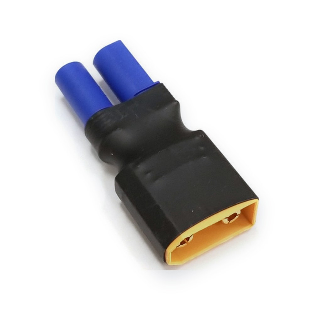 Racers Edge Battery/Esc Adapter, Female Ec5 to Male Xt90