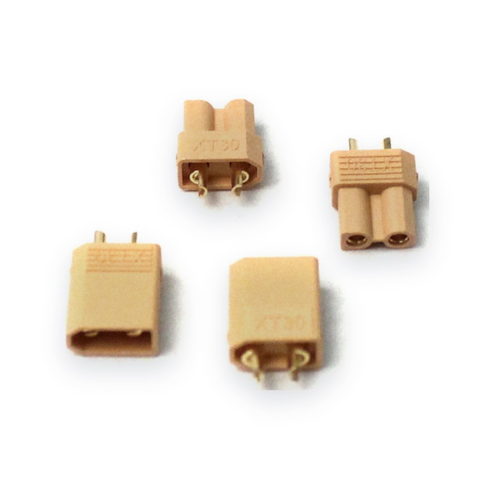 Racers Edge Xt30 Connectors, 2 Pairs